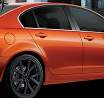 darkest legal tint - octane - orange vehicle